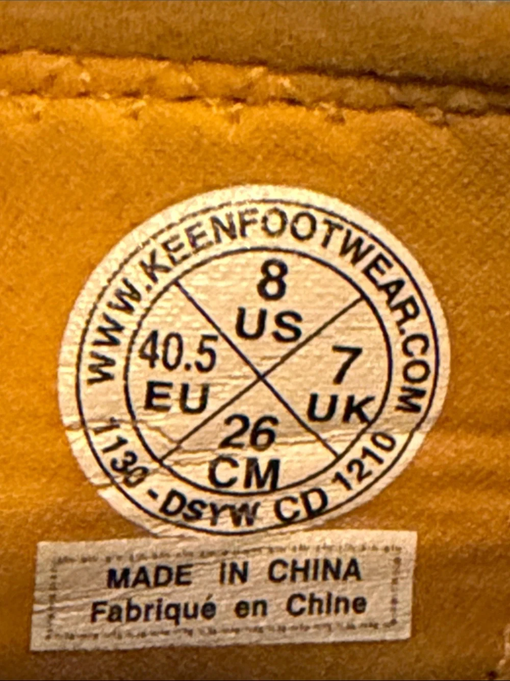 Keen Navy and Yellow Closed-Toe Hiking Sandals